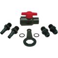 Spears Laboratory Valves with Adapter Kit: Manually Actuated - PVC \ EPDM